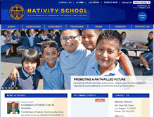 Tablet Screenshot of nativityla.org